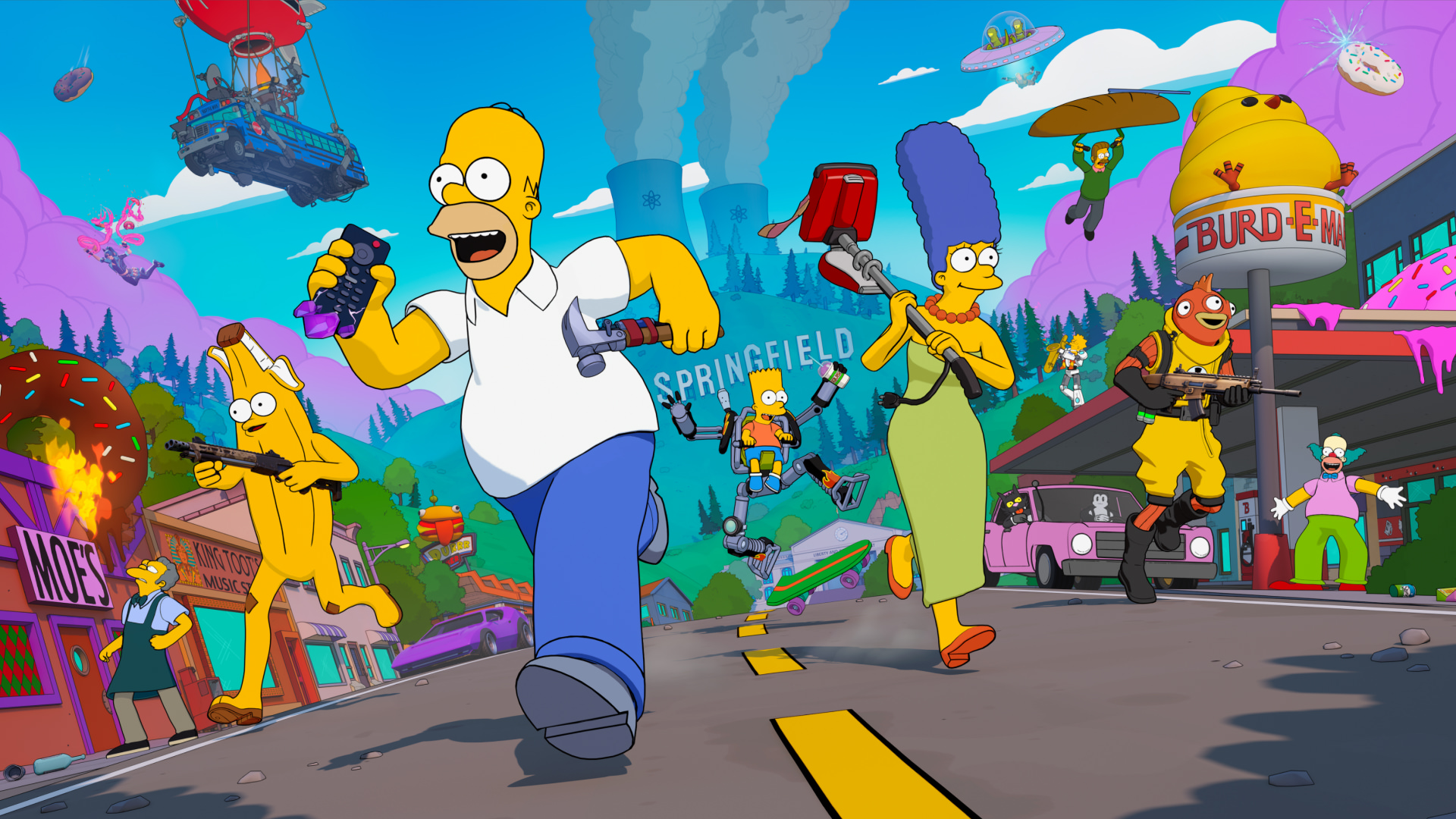 Fortnite e Simpsons