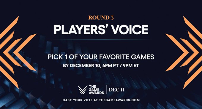 Imagem do The Game Awards Players' Voice