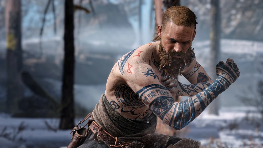 Imagem de Baldur, de God of War