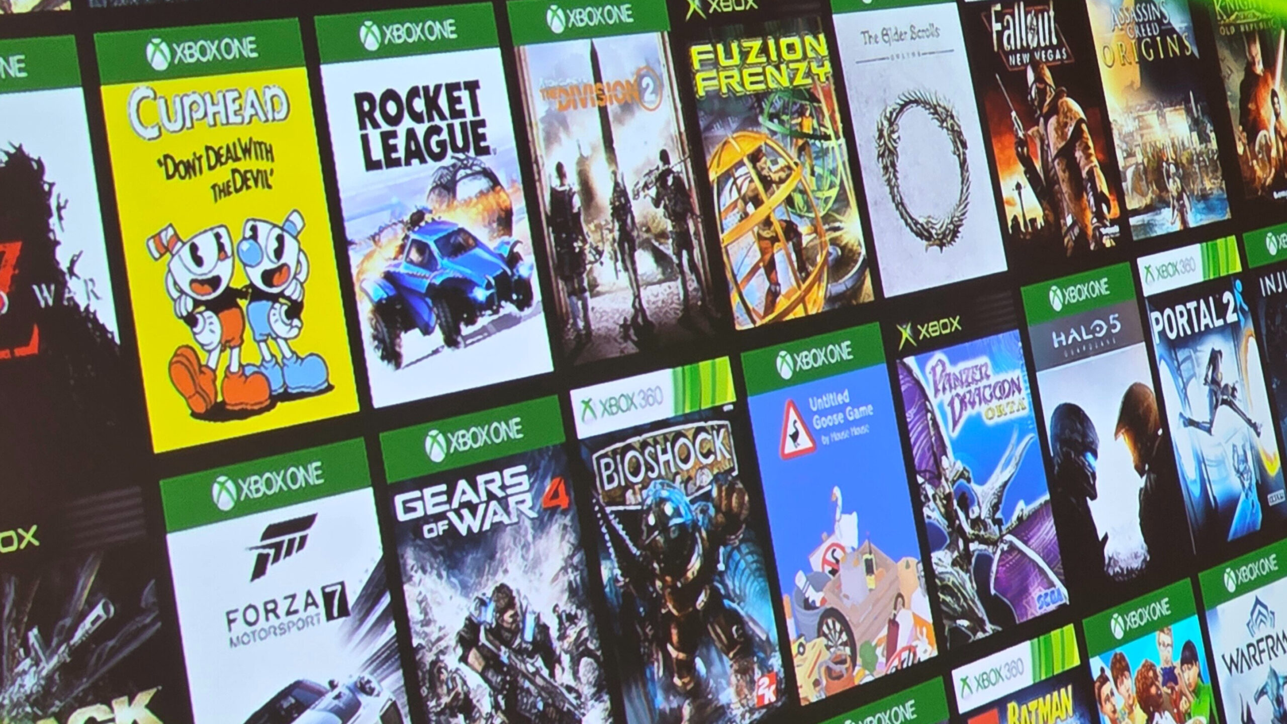 Imagem dos jogos da retrocompatibilidade do Xbox