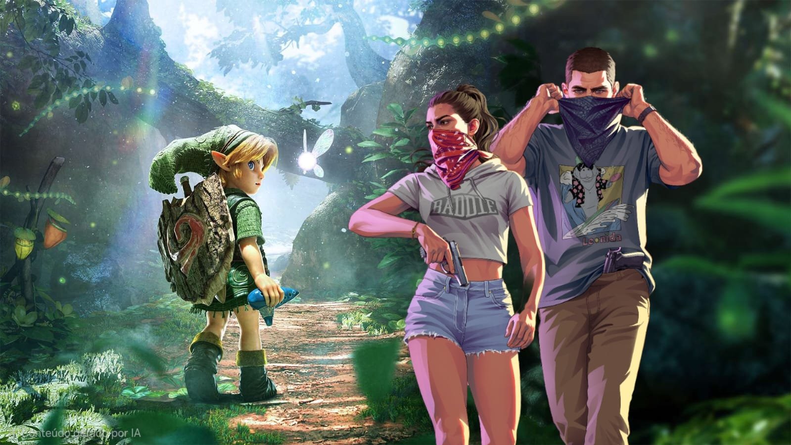 Imagem de Zelda e GTA 6
